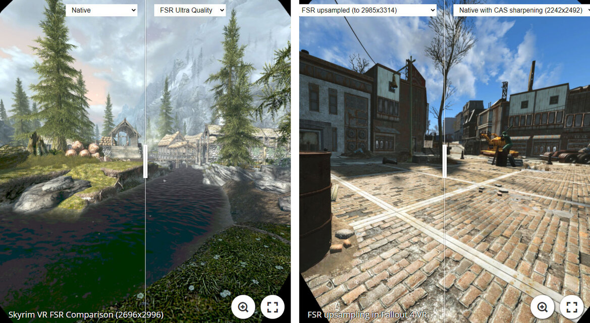 AMD FidelityFX Super Resolution Arrives For SteamVR Games Courtesy Of New Fan-Mod