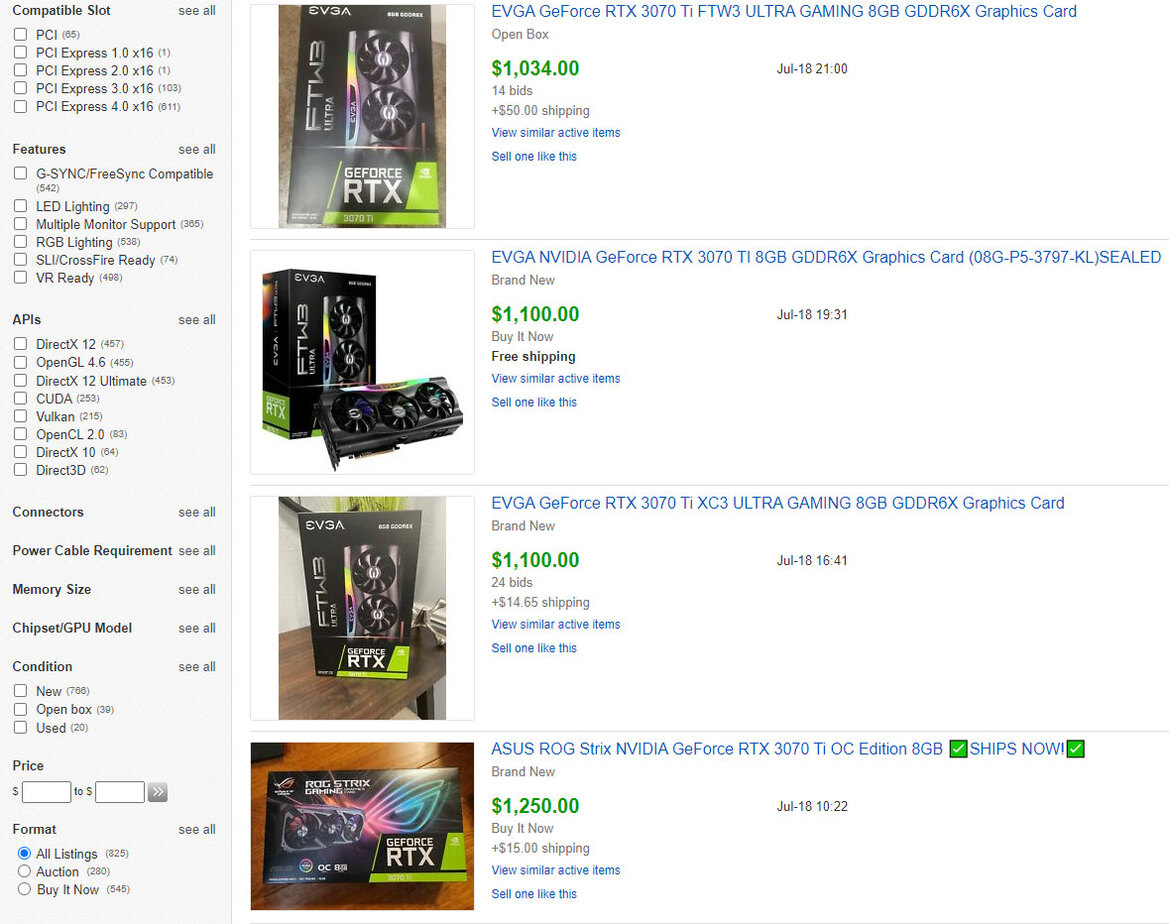 Glorious Downward-Trending GeForce RTX 30 And Radeon RX 6000 GPU Pricing Hits A Snag