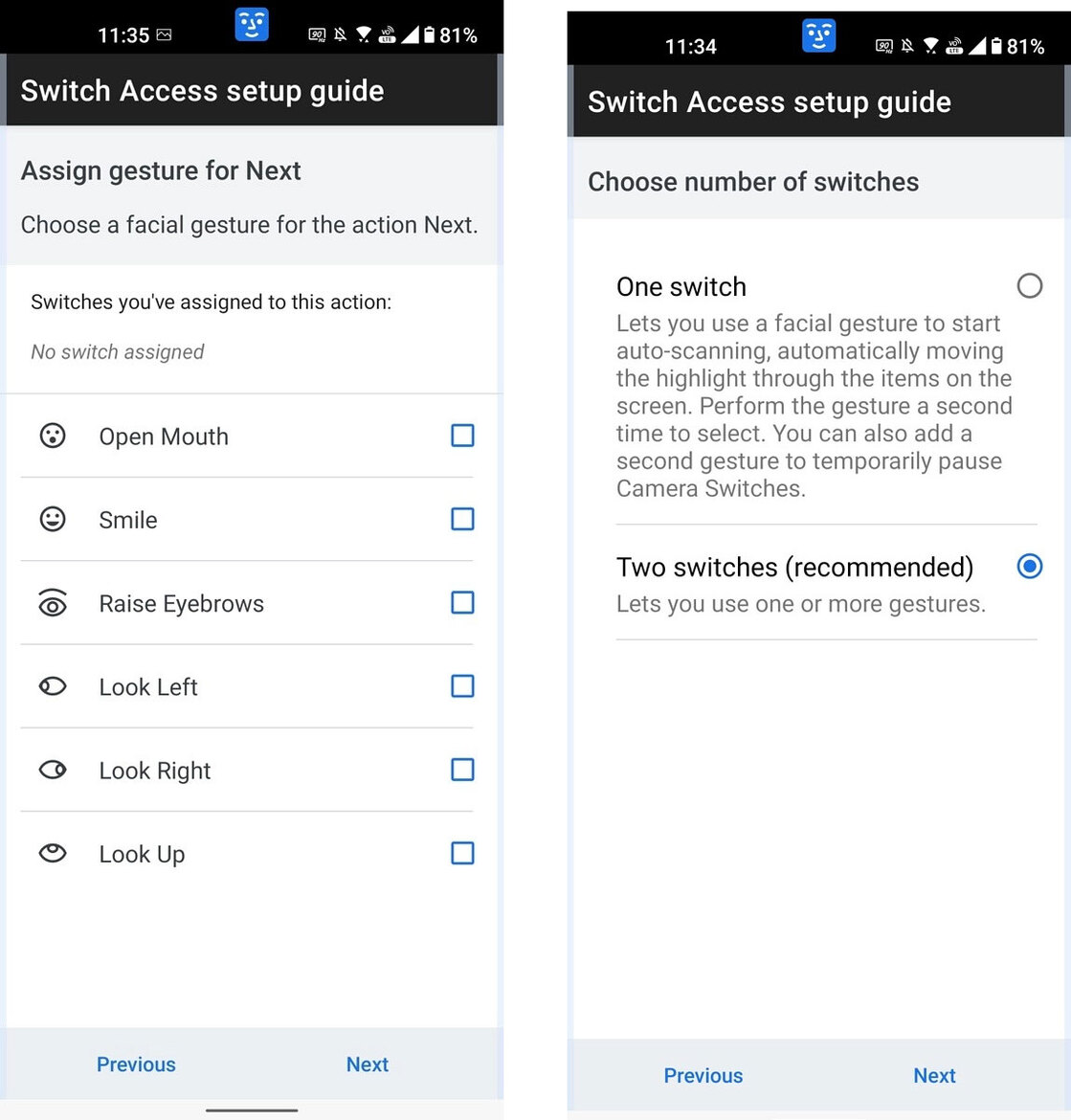 Android 12 Accessibility Feature Lets You Control Your Phone Using Facial Expression