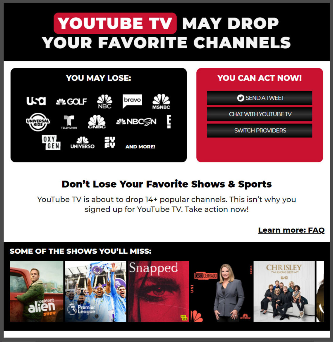 YouTube TV Could Soon Get A $10 Price Cut But For All The Wrong Reasons