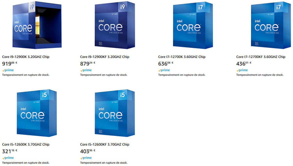 Intel 12th Gen Alder Lake Processors Make Amazon Debut With Head-Turning Prices
