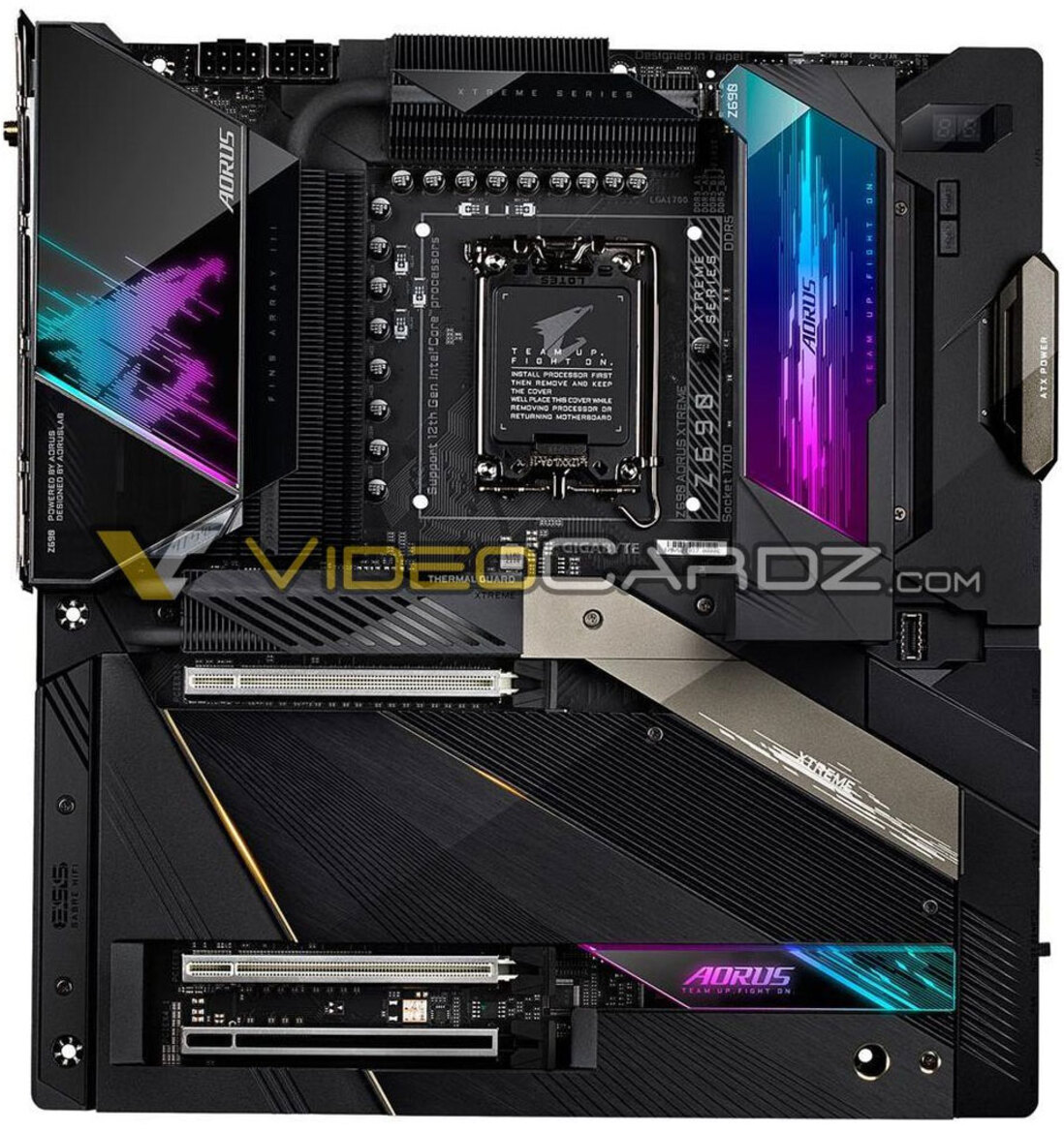 Gigabyte Aorus Z690 Xtreme For Alder Lake Looks Stunning In Leaked Images