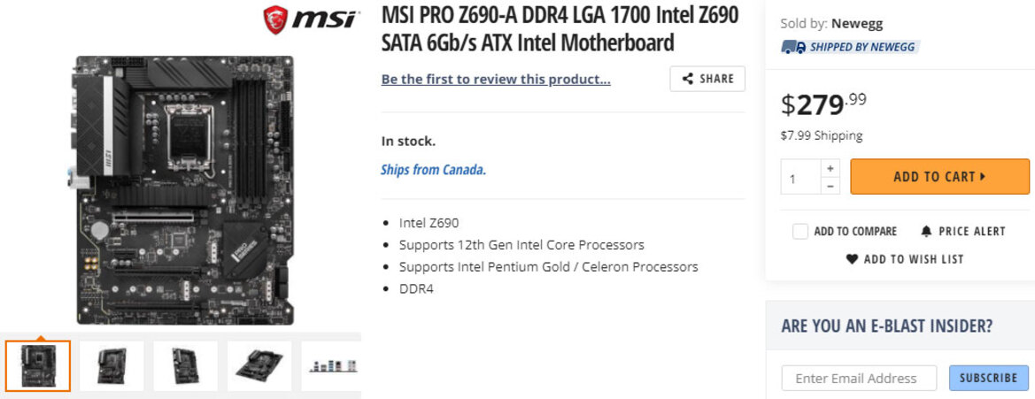 Here's How Much It Might Cost To Build An Intel Alder Lake PC From The Ground Up