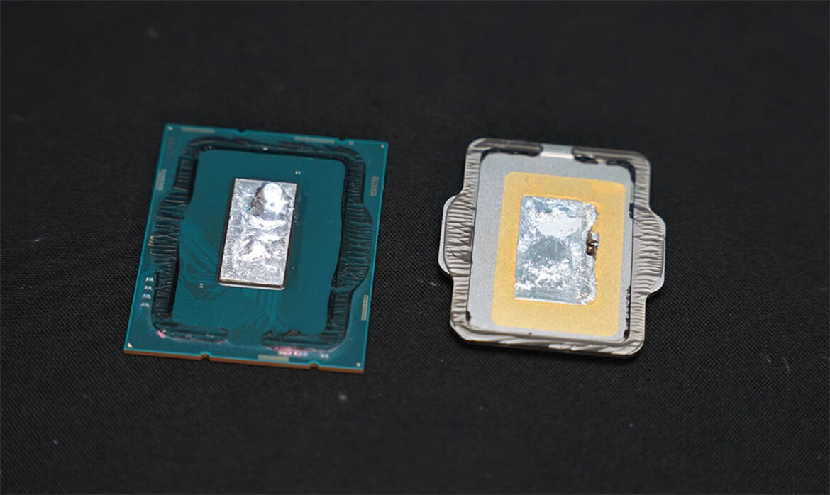 Intel Core i9-12900K Alder Lake Delidding Video Lays Bare Thinner Die And A Gold Surprise