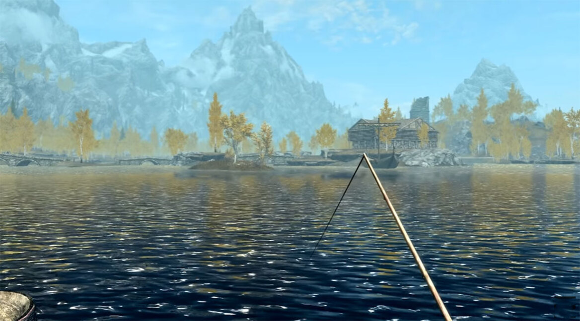 First Look At Skyrim 10th Anniversary Edition Highlights Fishing And Survival Modes