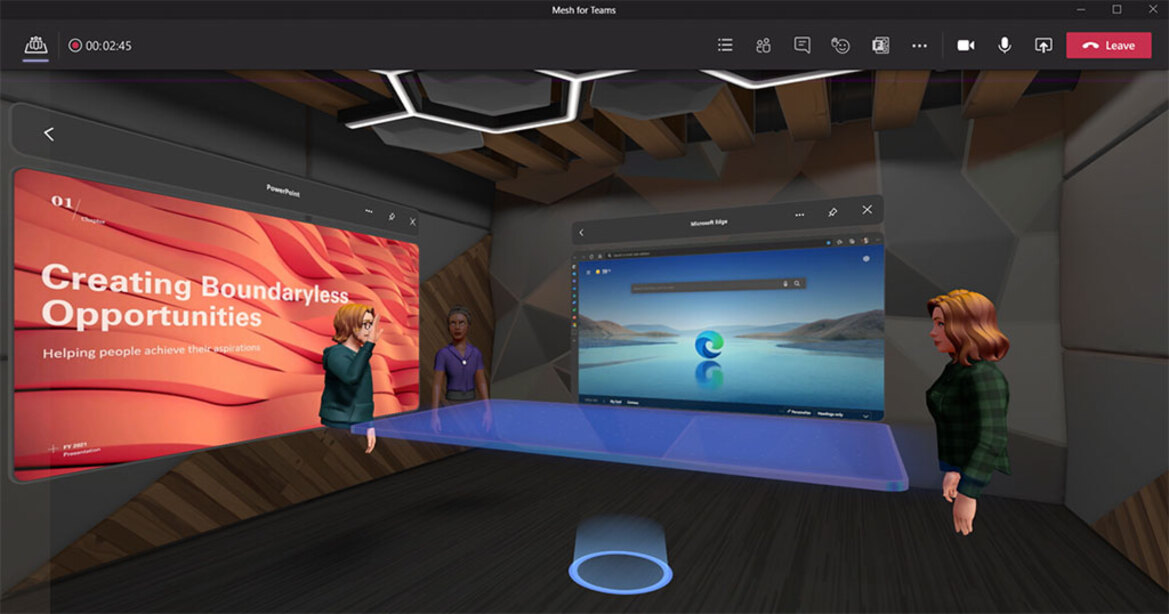 Here's A Glimpse Of Microsoft's Metaverse And It Starts With Teams