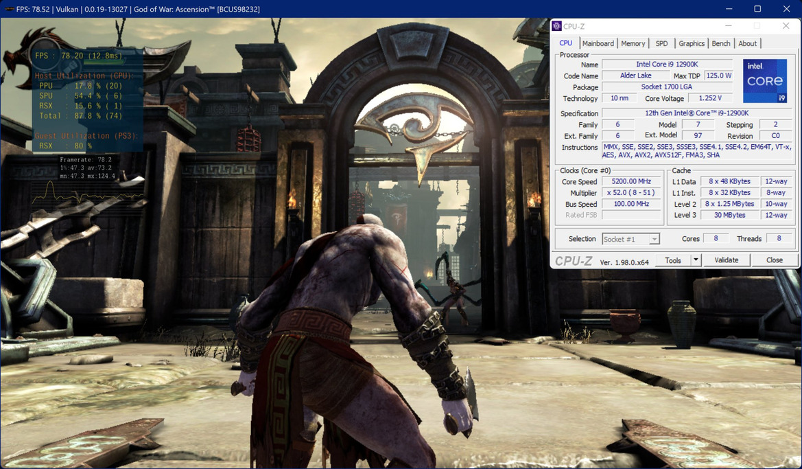 RPCS3 Claims Alder Lake Is By Far The Best For PS3 Emulation But There's A Caveat