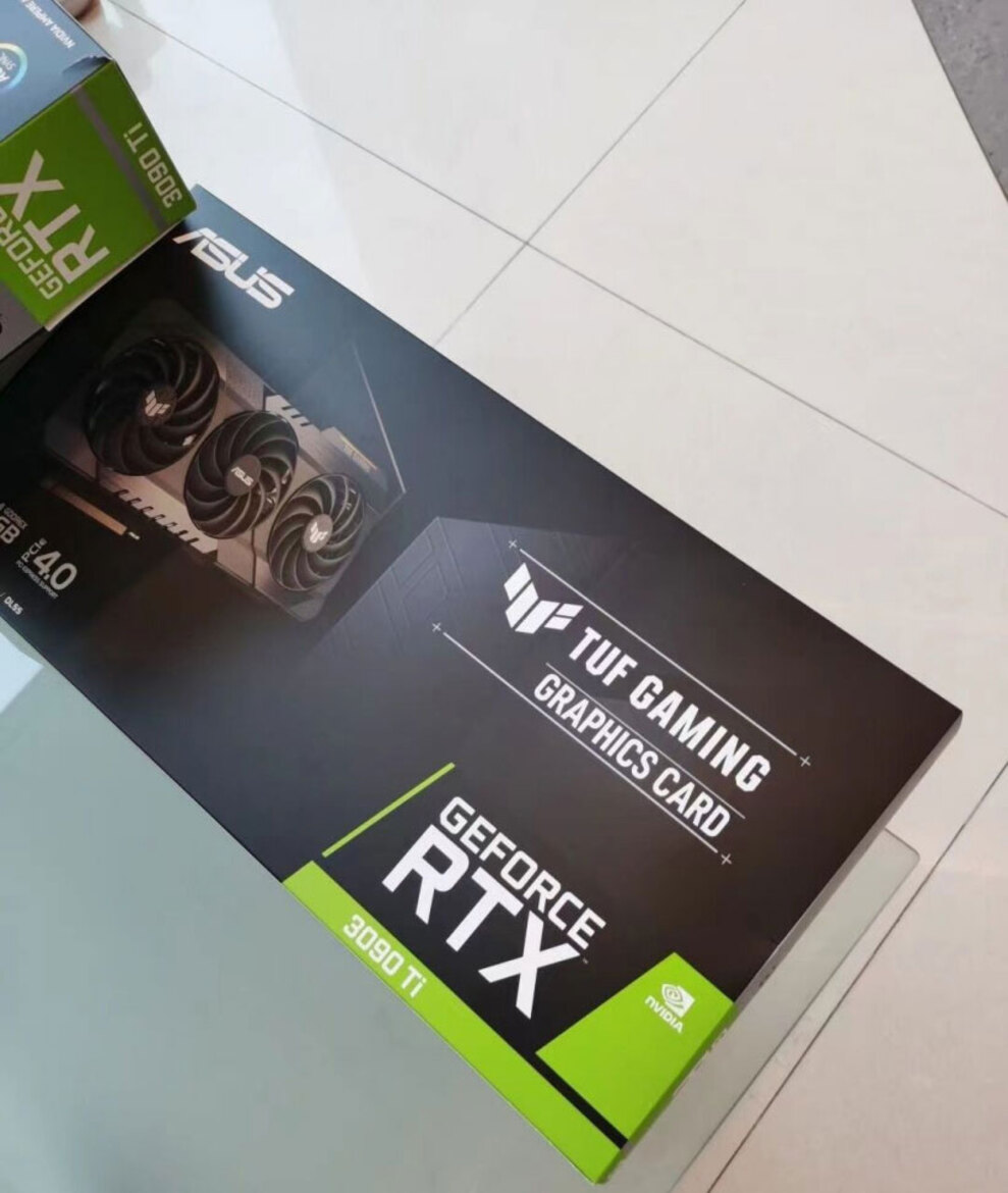 ASUS TUF Gaming GeForce RTX 3090 Ti Retail Box Smiles For The Camera