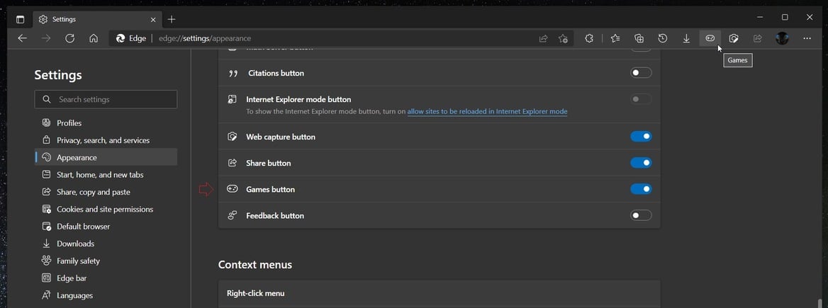 Microsoft Edge Is Getting A Games Panel, Here’s What It Does And How It Looks