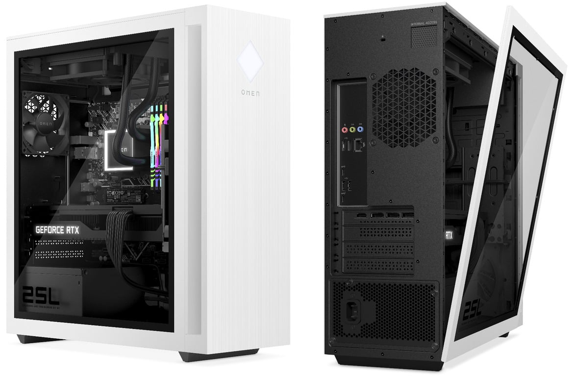 HP Omen Gaming Desktops Bring Liquid Cooled Intel And AMD CPUs, Radeon And RTX GPUs To Striking Designs