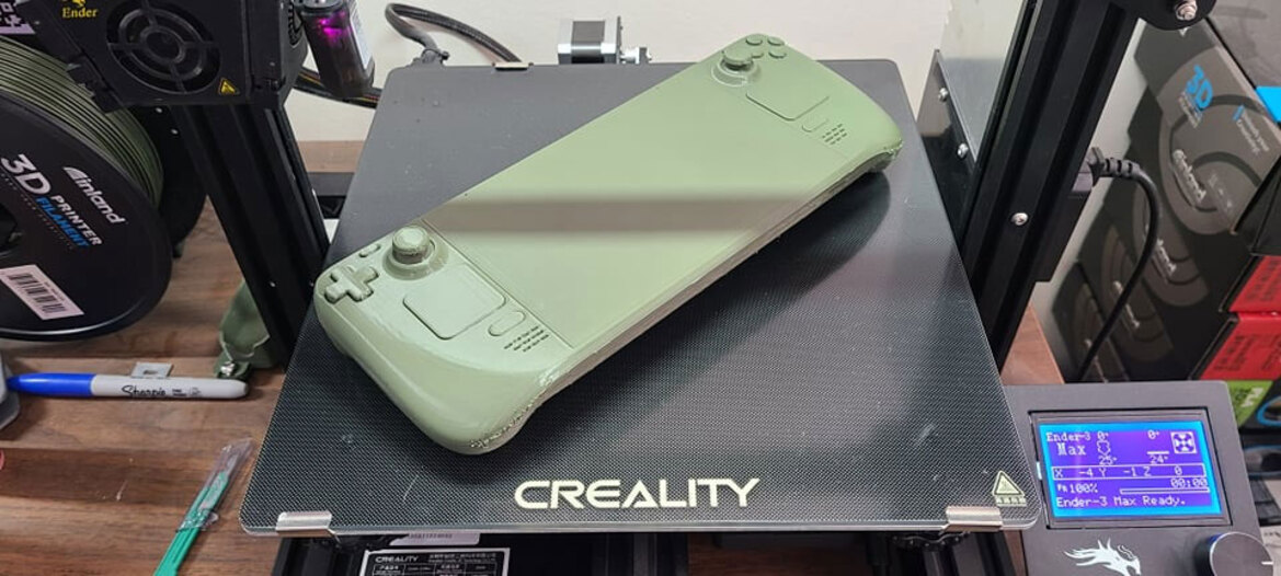 Check Out This Cool 3D Printed Steam Deck Shell Then Make Your Own With Valve's CAD Files
