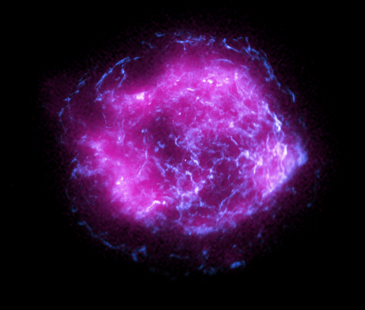 NASA X-Ray Telescope's First Image Is This Amazing Magenta Fireball From An Exploding Star