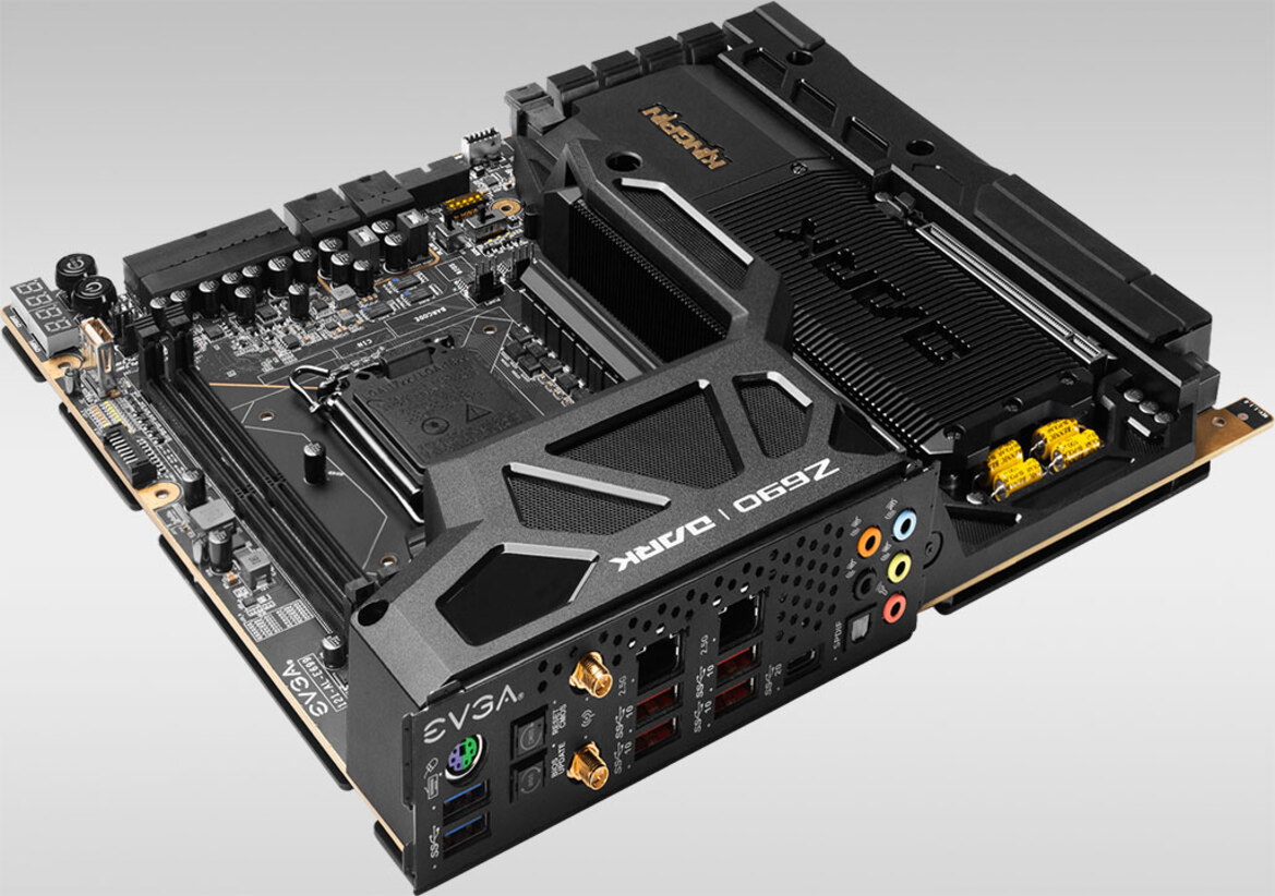 EVGA Z690 Dark Kingpin Motherboard Brings Luxury Features To Alder Lake For $830