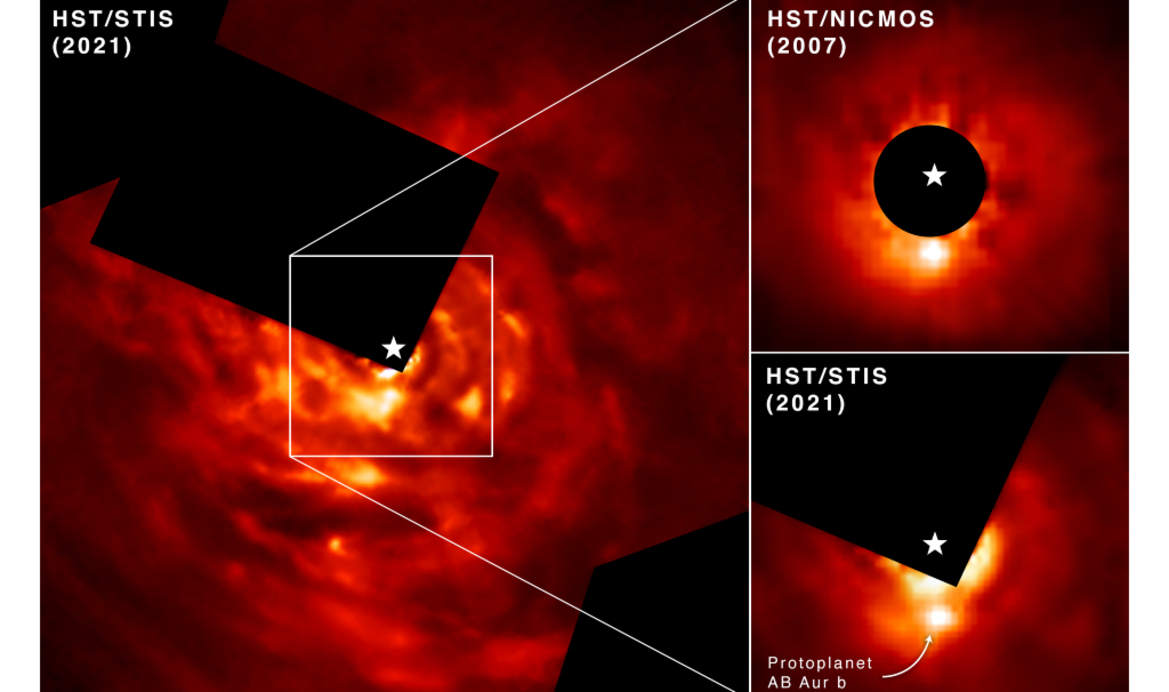 Hubble Captures Stunning Images Of A Violent Gaseous Jupiter-Like Planet Formation