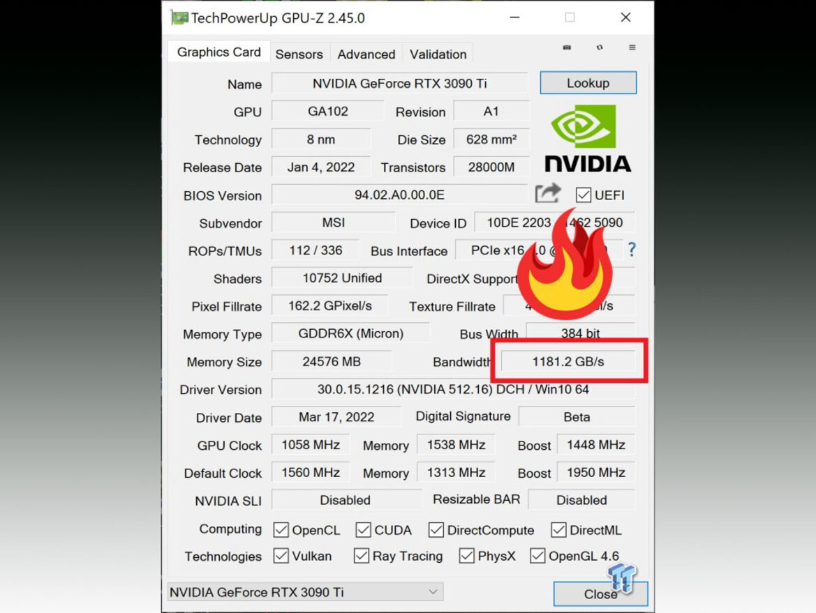 NVIDIA GeForce RTX 3090 Ti Memory Gets Overclocked To 24Gbps For Insane Bandwidth