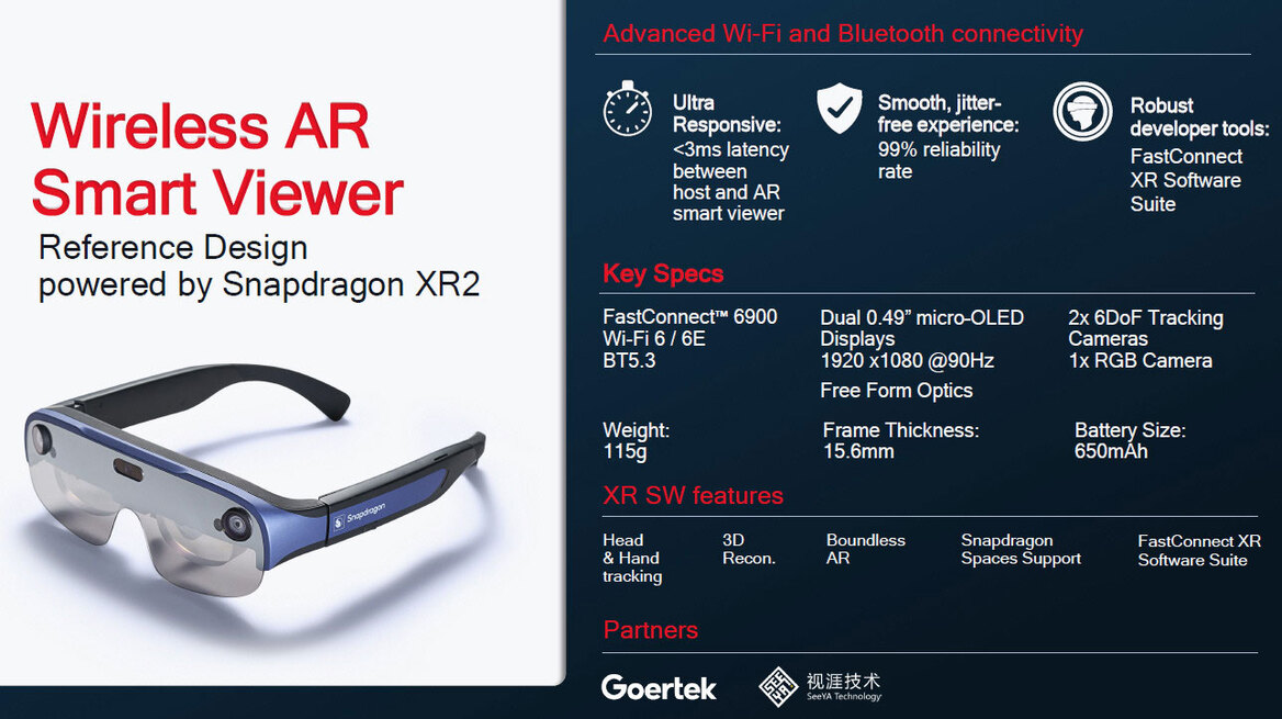 Qualcomm's New Snapdragon X2-Powered AR Smart Glasses Cut The Cord For Wireless Mixed Reality