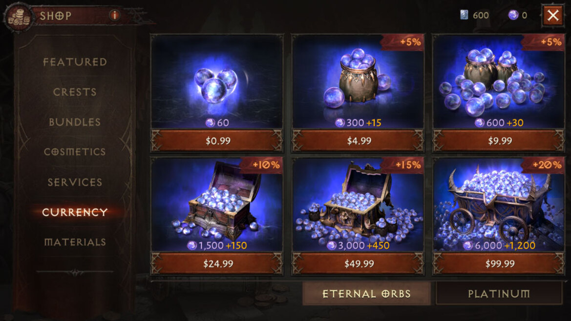 Diablo Immortal Reveals Itself As A Microtransaction Money Grab