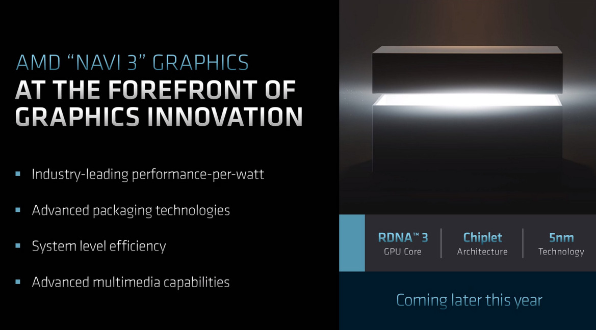 AMD Reveals RDNA 3 Chiplets, 3D V-Cache For Zen 4 And Phoenix Point Laptop Chips