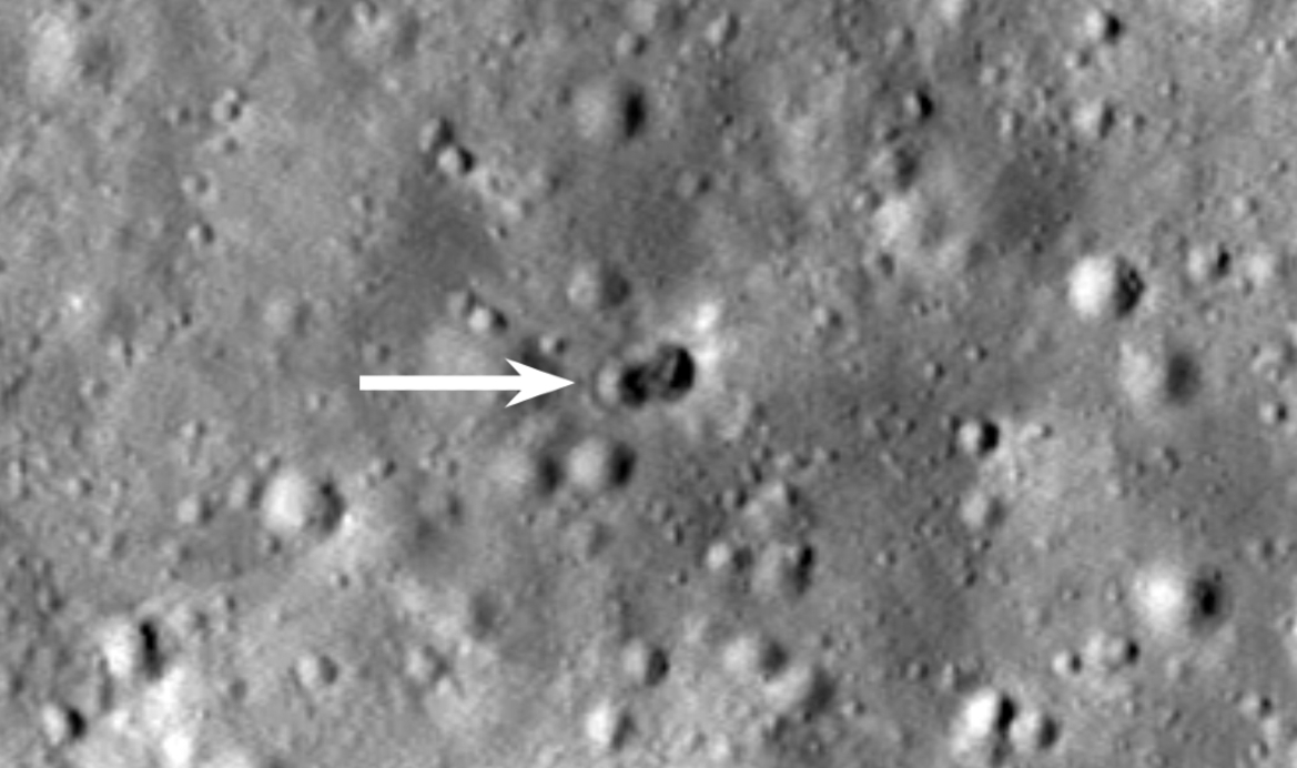 NASA Baffled By A Rocket That Slammed Into The Moon Leaving A Double Crater