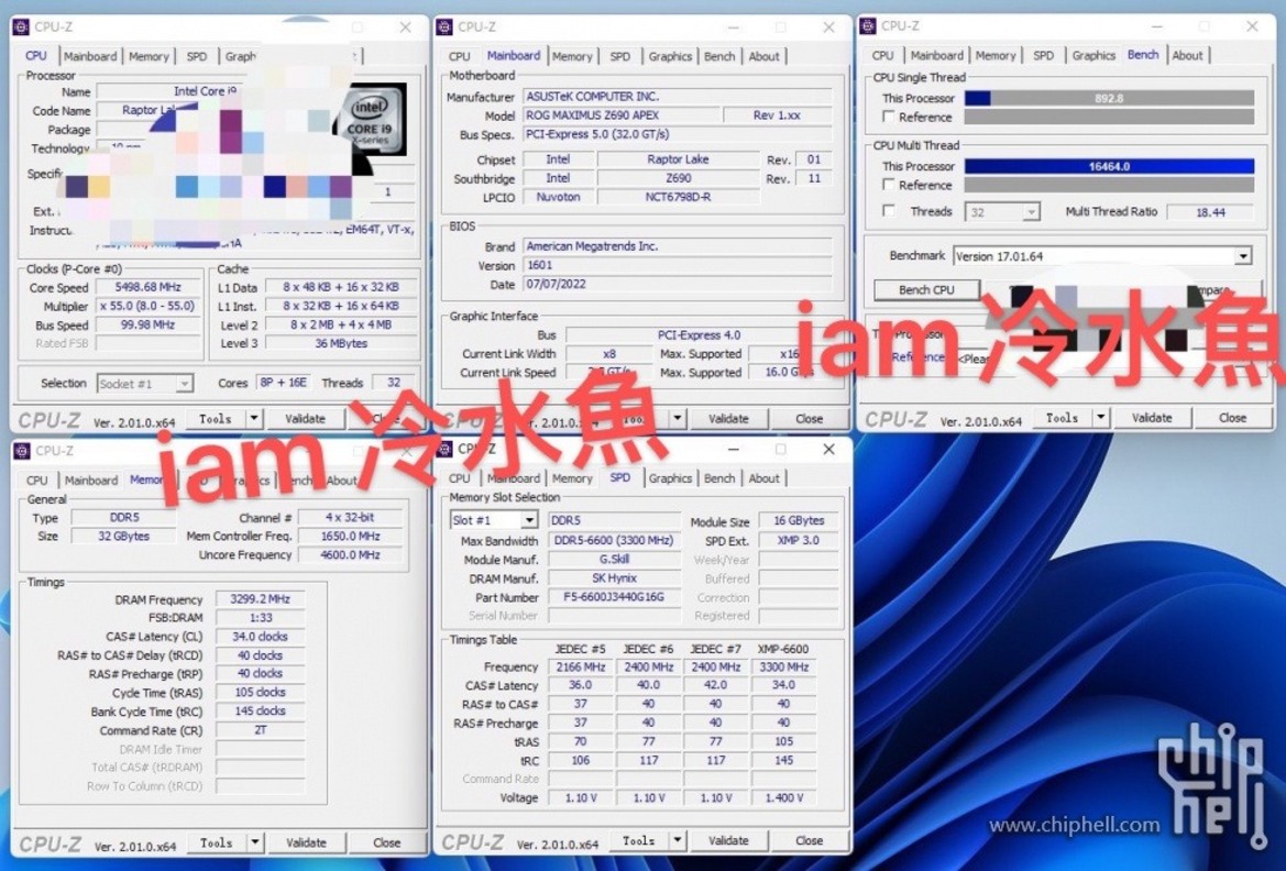 Overclocked Intel Raptor Lake Core i7-13700K Obliterates Single Threaded Benchmark