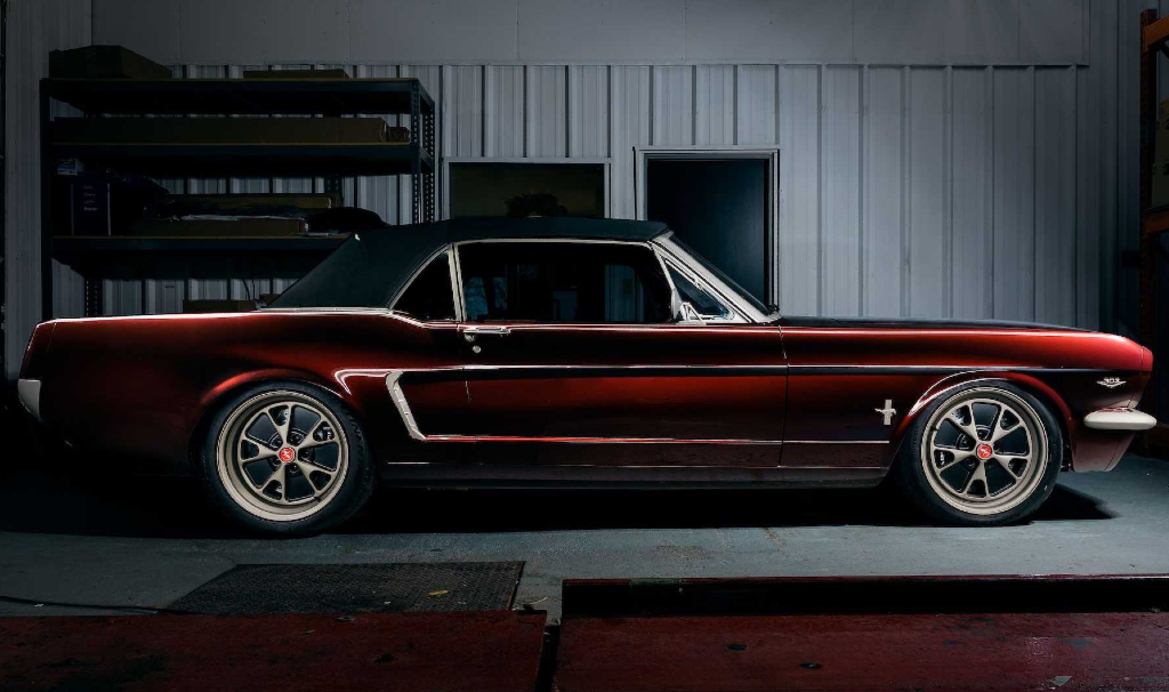 New 1964.5 Ford Mustang Restomod Is A Stunner In Candy Apple Red Glory