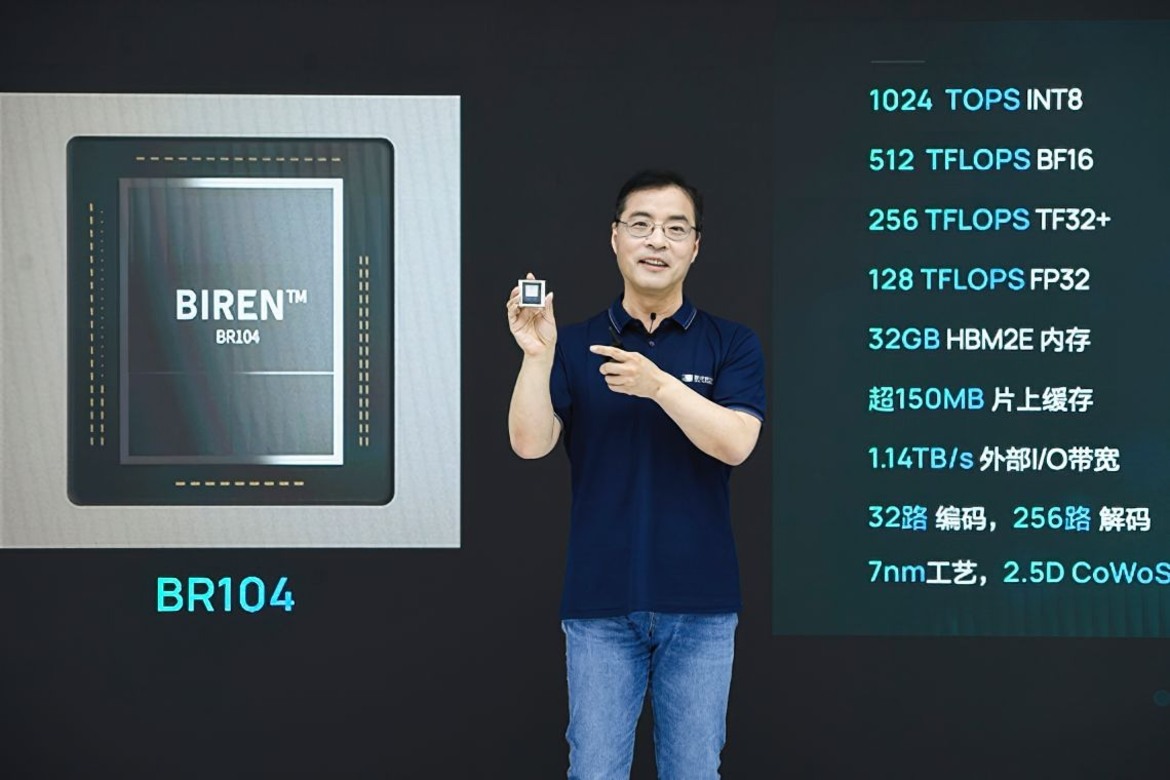 Chinese Chip Company Releases 77 Billion Transistor BR100 GPU To Rival NVIDIA Hopper H100