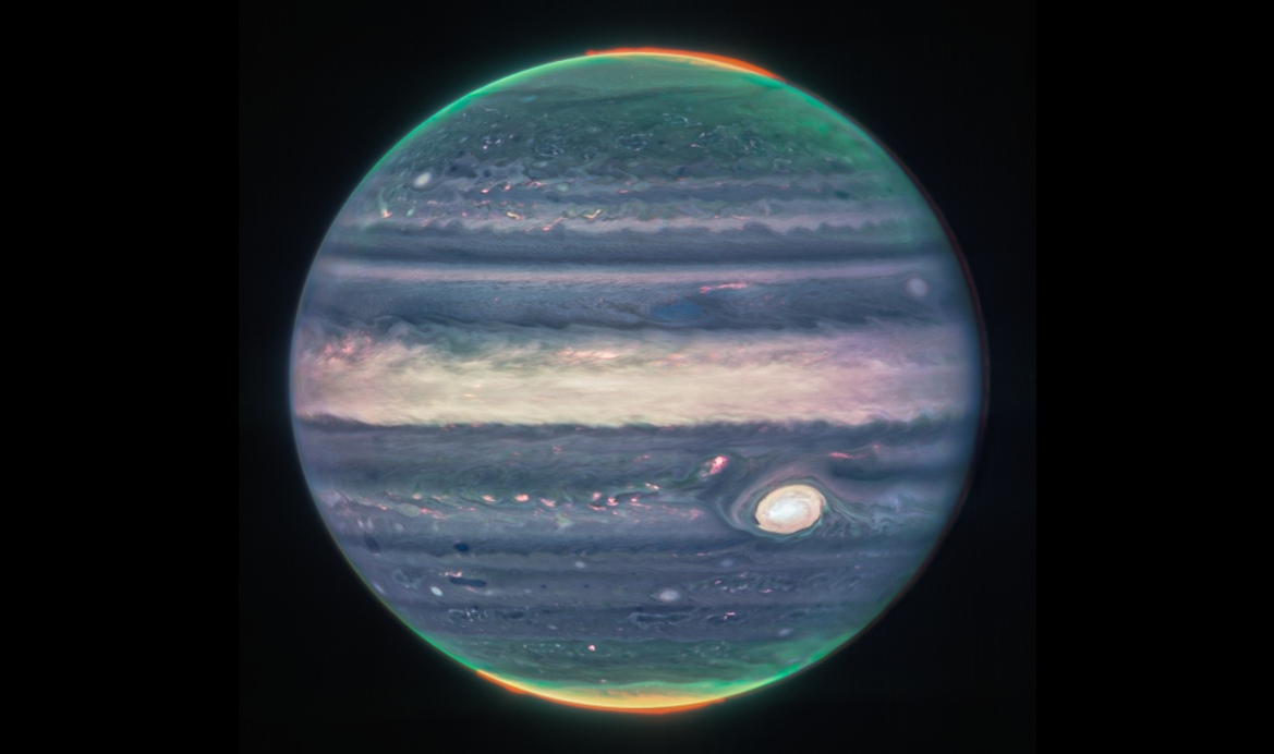 NASA's Webb Space Telescope Captures Jupiter's Beautiful Auroras In Stunning Detail