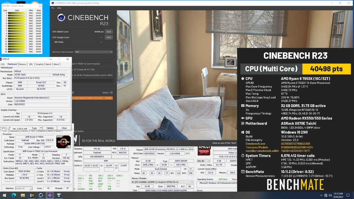 UPDATE: AMD Ryzen 9 7950X Blitzes Benchmarks With All-Core Overclocking At 5.8GHz