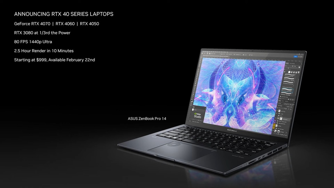 NVIDIA Launches RTX 40 Mobile GPUs Claiming Desktop-Class Gaming Performance For Laptops