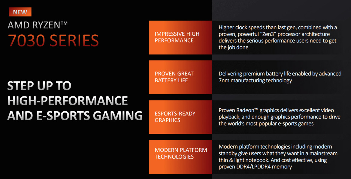 Zen 4 Goes Mobile At CES With Four New Ryzen 7000 Laptop CPU Families