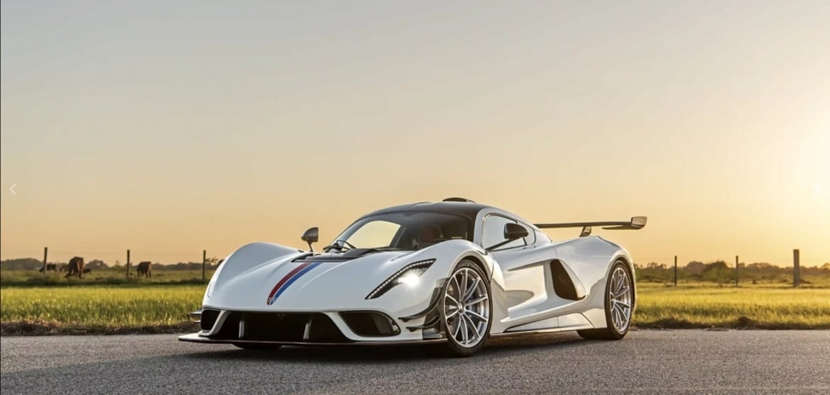 Hennessey Venom F5 Revolution Hypercar Cranks Over 1800 HP For Speed Demons