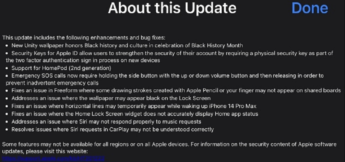 Apple iOS 16.3 Is Out With Stronger Security, Key Changes To Emergency Services And More