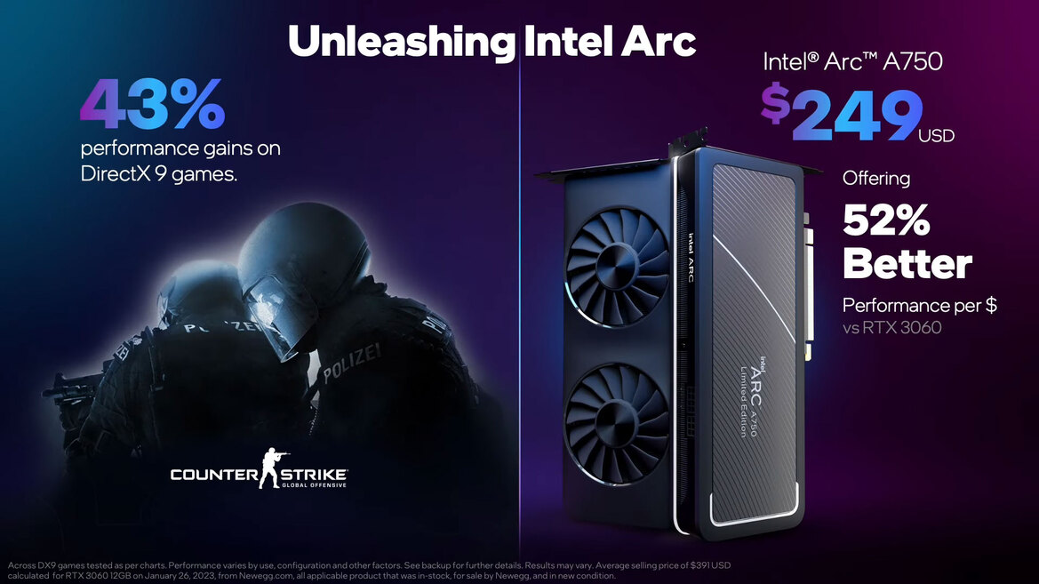 Intel Updates Arc Alchemist With Big Driver Gains And A New Low Arc A750 Price