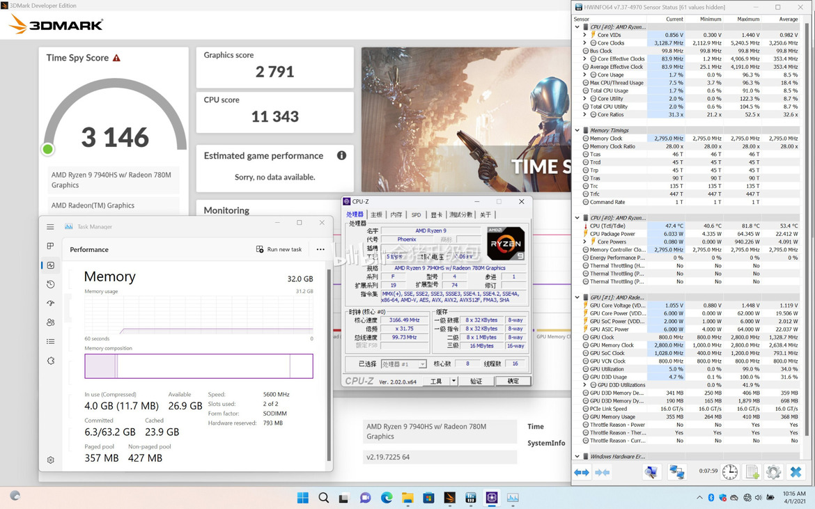 AMD Radeon 780M Integrated RDNA 3 GPU Makes A Pass At 3DMark, Here's How It Did