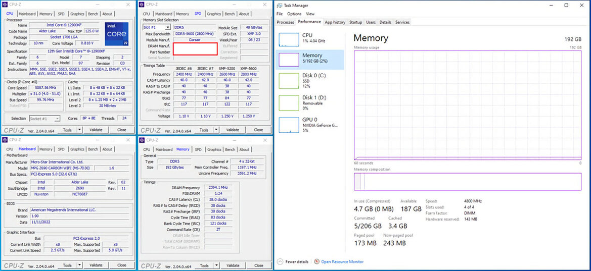 MSI Reveals Support For 192GB Of DDR5 RAM In These Motherboards And Chrome Users Rejoice