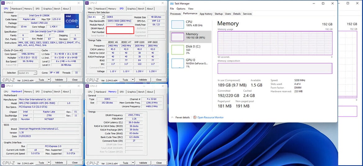 MSI Reveals Support For 192GB Of DDR5 RAM In These Motherboards And Chrome Users Rejoice