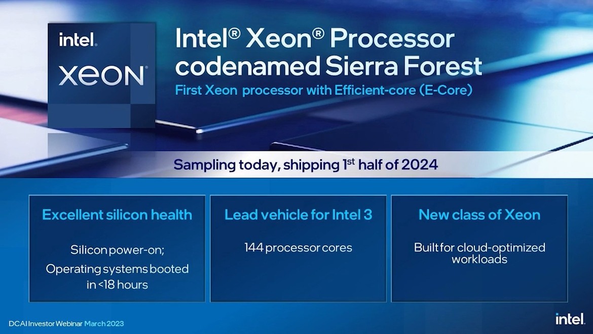 Intel Xeon Roadmap Update Teases 144-Core Sierra Forest CPU Built On A Cutting-Edge Node