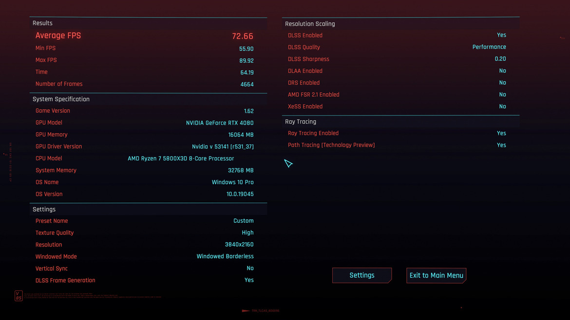 Cyberpunk 2077 RT Overdrive Update Goes Live With NVIDIA DLAA And Intel XeSS Support