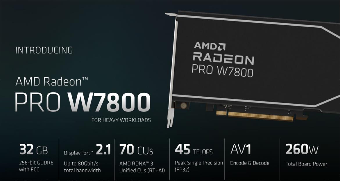 UPDATE: AMD's First RDNA 3 Radeon Pro Graphics Cards Come With 48GB and 32GB of VRAM