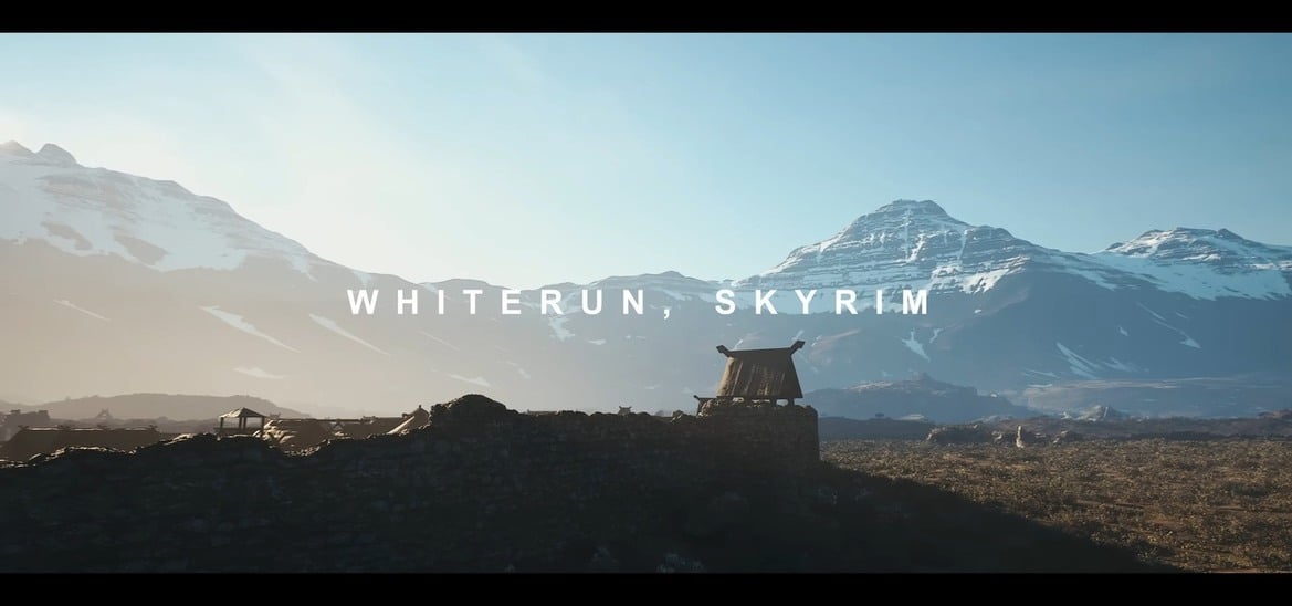 Skyrim Fan Remakes Whiterun In Unreal Engine 5 And It’s Amazing