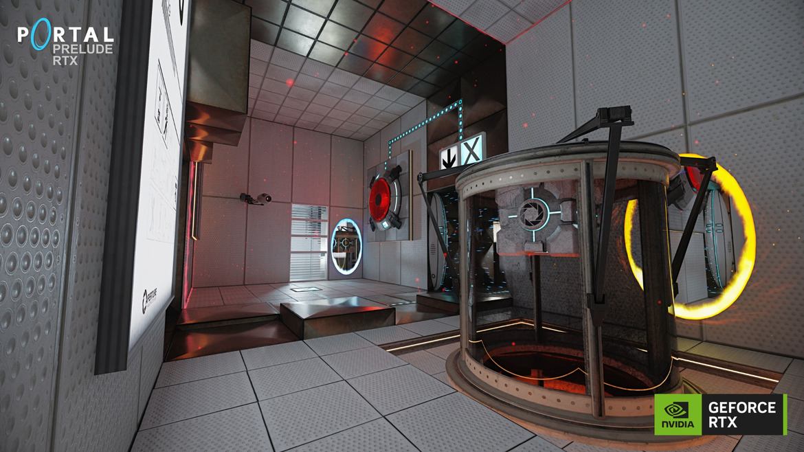 NVIDIA's Load-Time Busting RTX IO Tested In Portal: Prelude RTX With DLSS 3