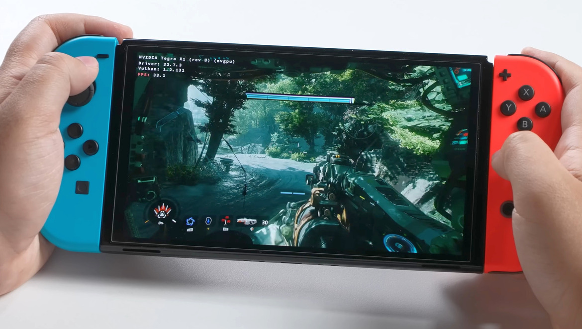 Watch GTA V For The PC Run On A Modded And Heavily Overclocked Nintendo Switch