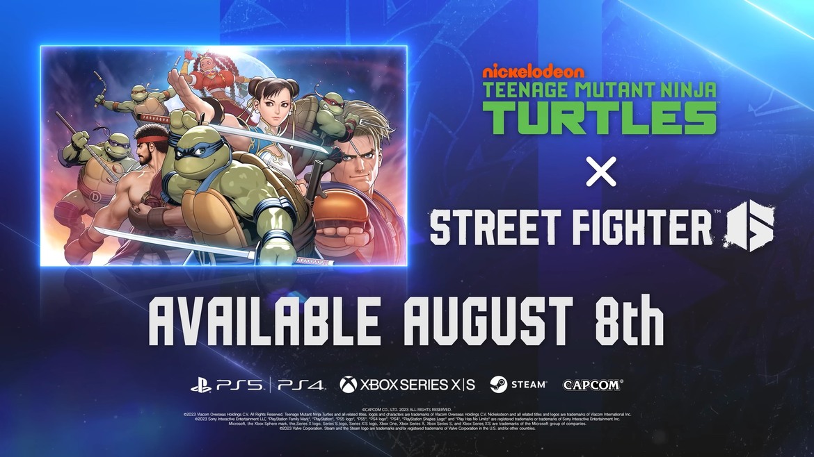 Street Fighter 6 And Teenage Mutant Ninja Turtles Trailer Reveals Crossover Launch Date
