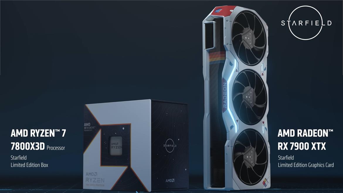 AMD Shows Off Limited Edition Starfield Radeon RX 7900 XTX And It's Out Of This World