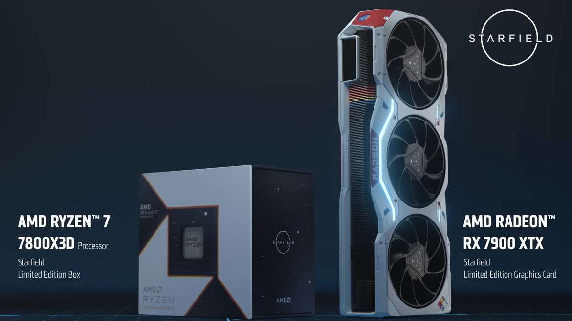 AMD Shows Off Limited Edition Starfield Radeon RX 7900 XTX And It's Out Of This World