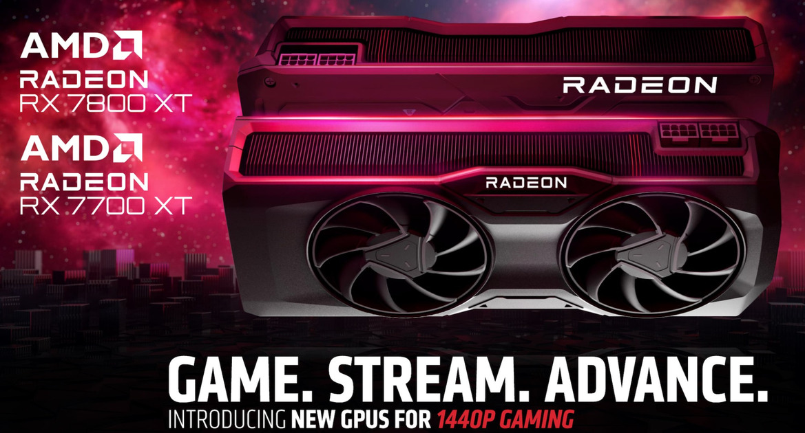 AMD Unveils Radeon RX 7800 XT And RX 7700 XT To Battle GeForce In 1440p Gaming Dogfight