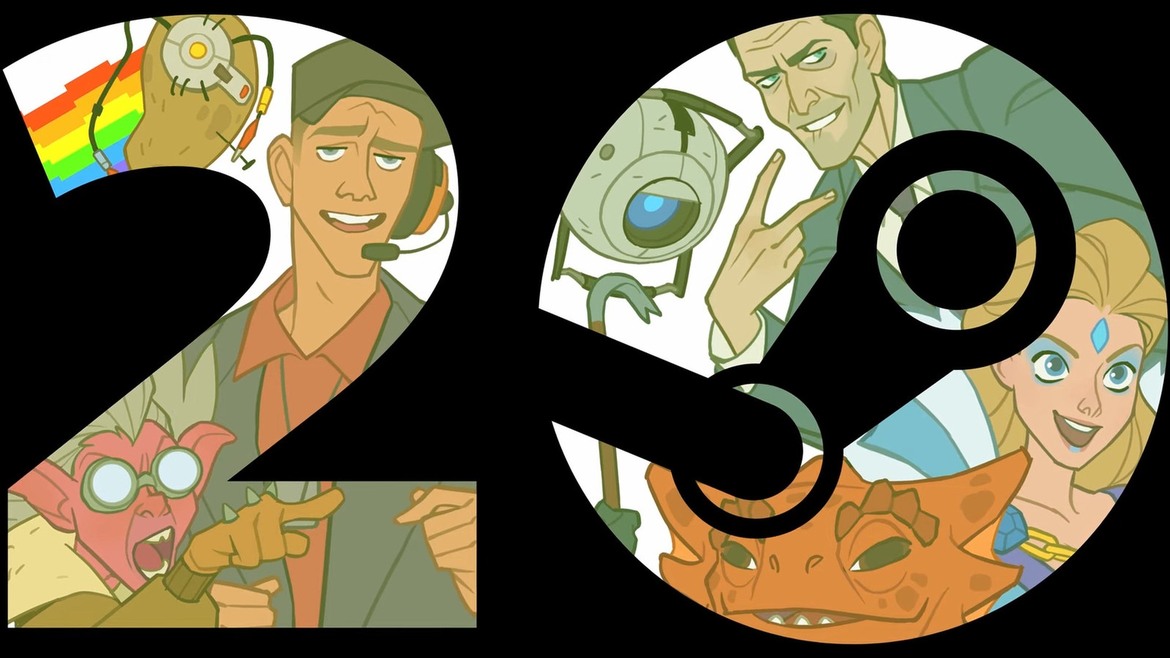 Valve Takes A Joyous Trip Down Gaming Memory Lane, Celebrating Steam's 20th Birthday