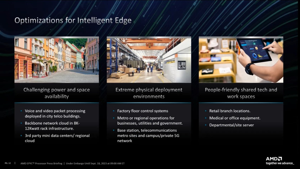 AMD Debuts EPYC 8004 Series CPUs For Power-Efficient Intelligent Edge Solutions