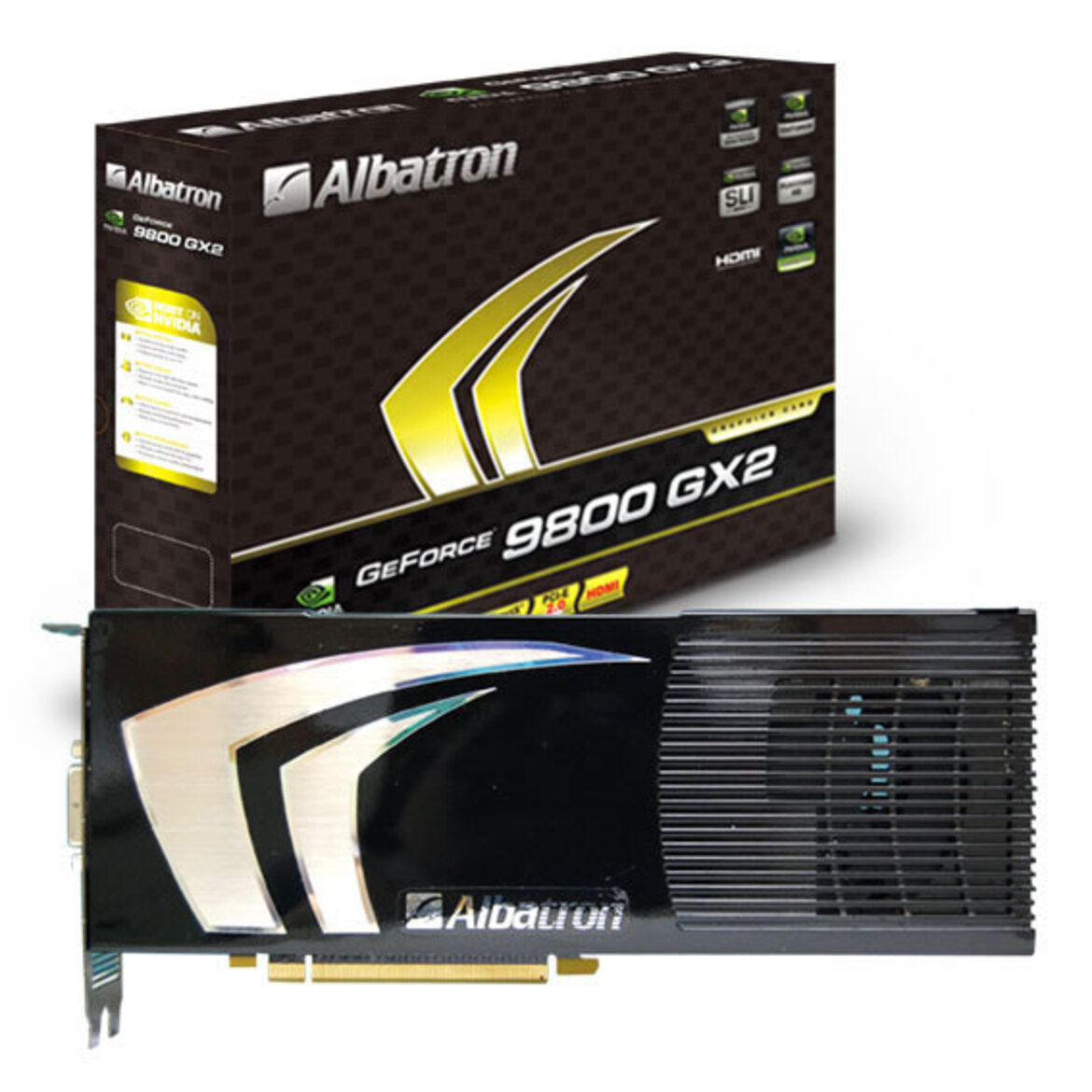 Albatron GeForce 9800 GX2 Nudies From CeBIT 