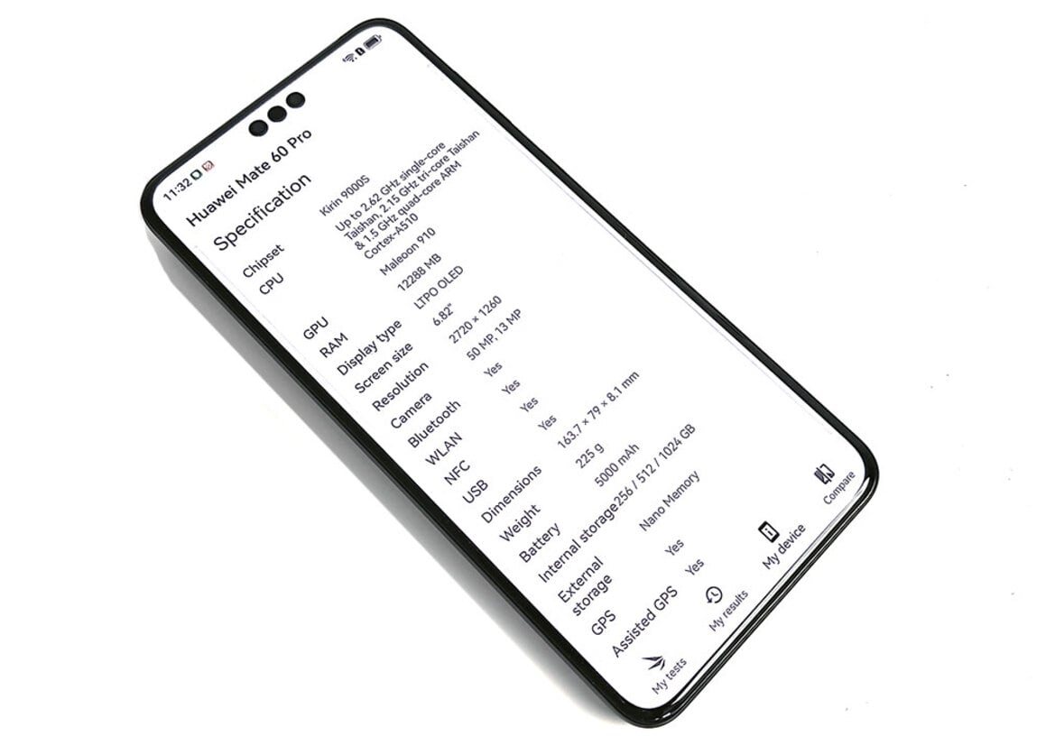 Huawei Mate 60 Pro With Kirin 9000S Tested: Performance Observations
